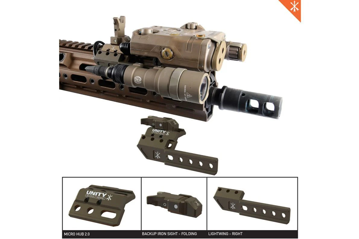 UNITY™ - FUSION™ Backup Iron Sight – Folding - FDE - Image 3