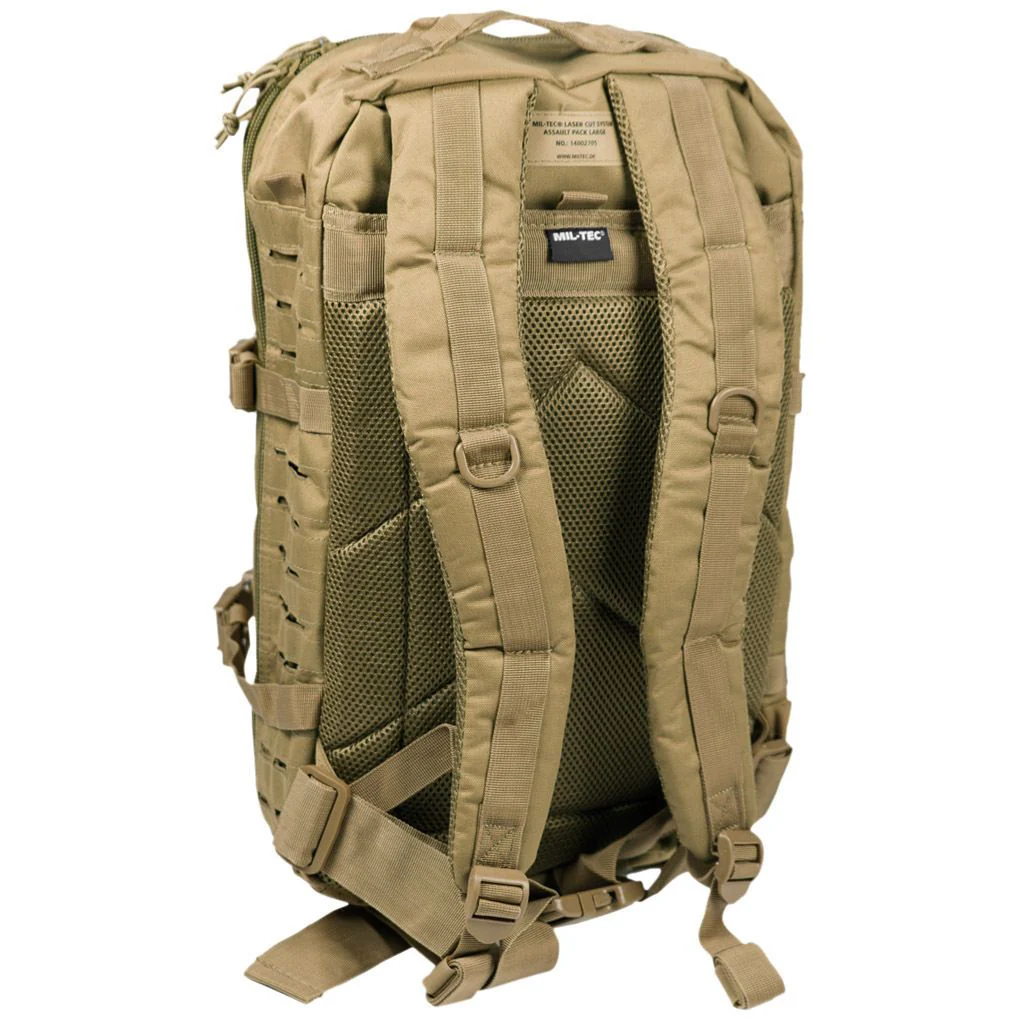 US Assault Pack Laser Cut Large - Coyote - Image 2