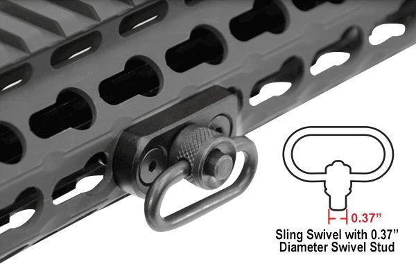 UTG® Keymod Adaptor Base for Standard QD Sling Swivel - Image 3