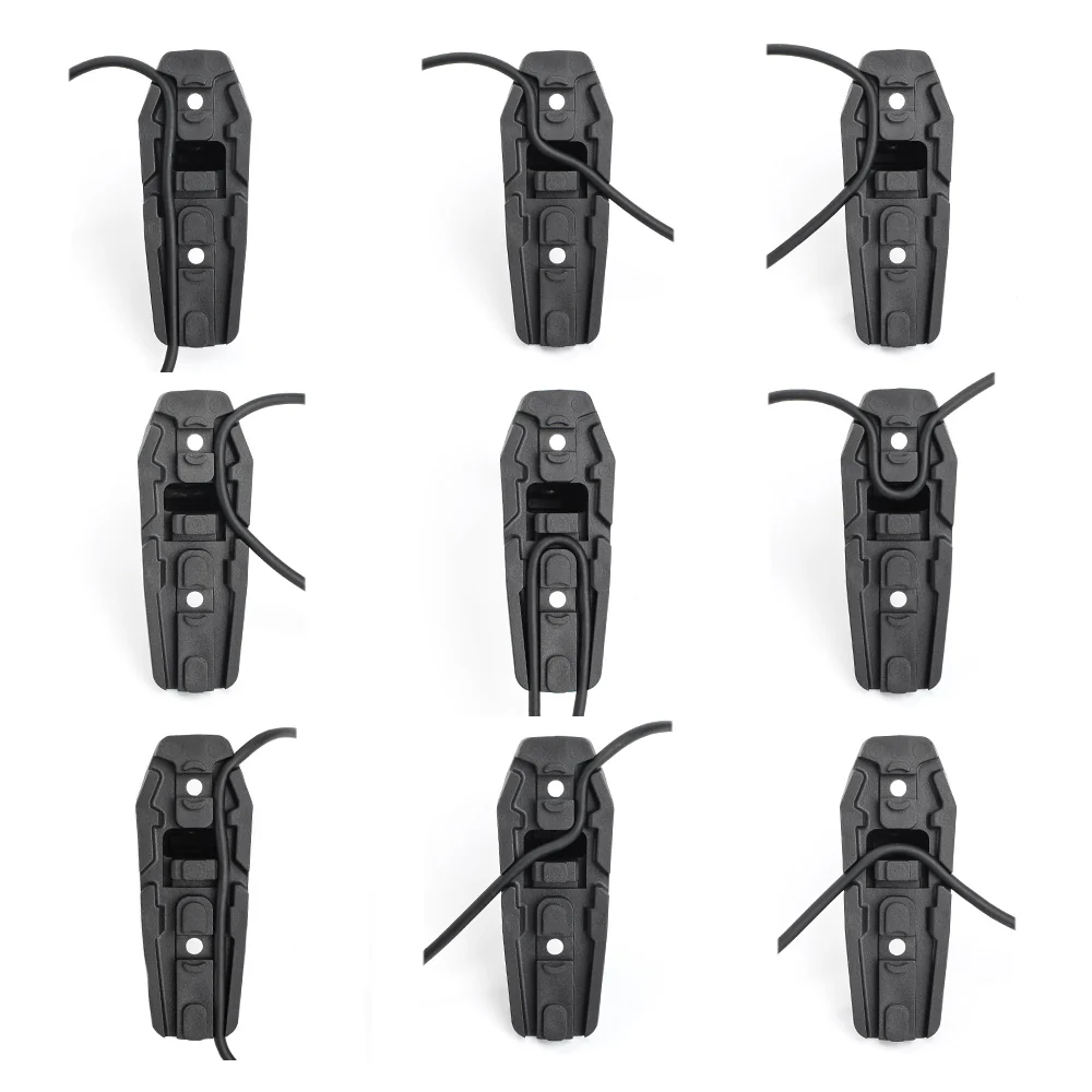 Wadsn - M-Lok LINK Angled HandStop with Cable Management System - Black - Image 3