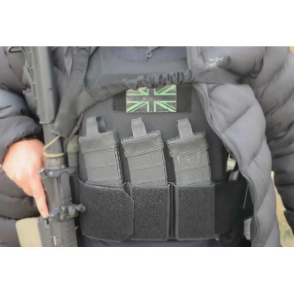 Warrior Covert Plate Carrier Mk1 Black - Image 6