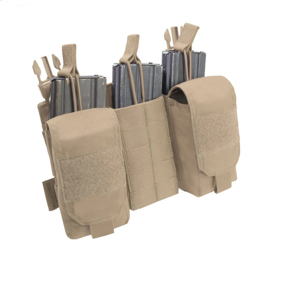 Warrior Detachable Front Panel MK1 (3x 5.56 Mag Pouches and 2 Utility Pouches) - Coyote Tan - Image 3