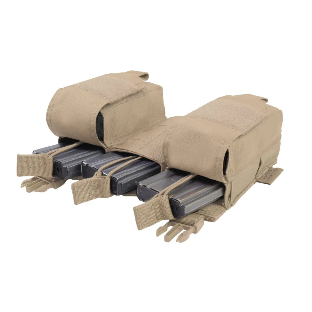 Warrior Detachable Front Panel MK1 (3x 5.56 Mag Pouches and 2 Utility Pouches) - Coyote Tan - Image 4