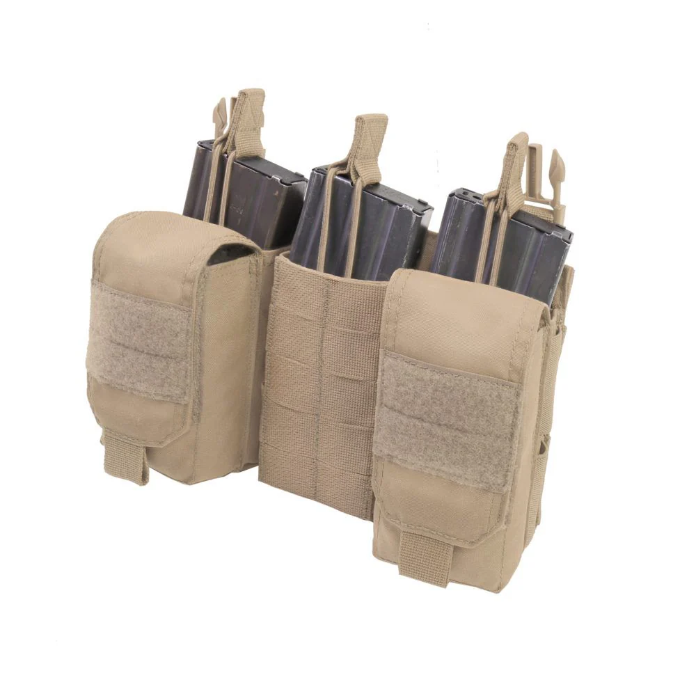 Warrior Detachable Front Panel MK1 (3x 5.56 Mag Pouches and 2 Utility Pouches) - Coyote Tan - Image 5