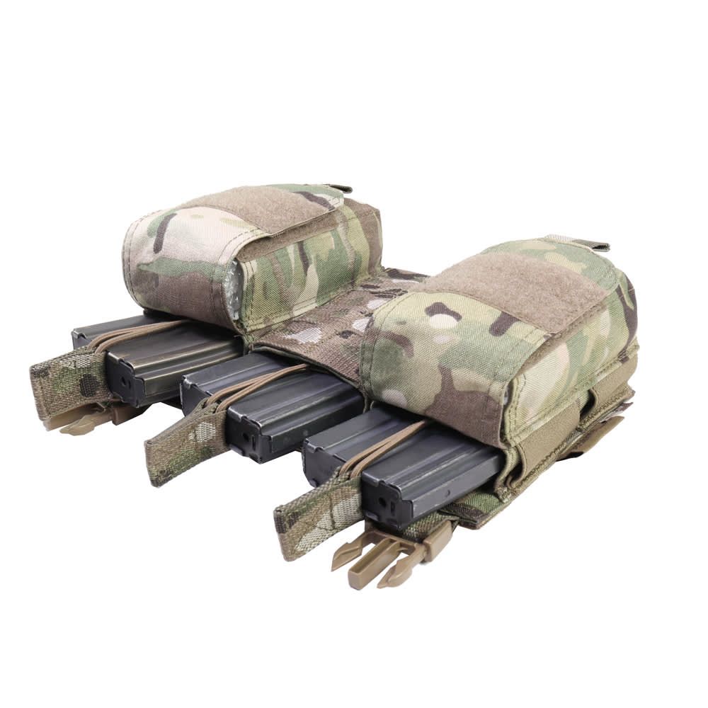 Warrior Detachable Front Panel MK1 (3x 5.56 Mag Pouches and 2 Utility Pouches) Multicam - Image 4