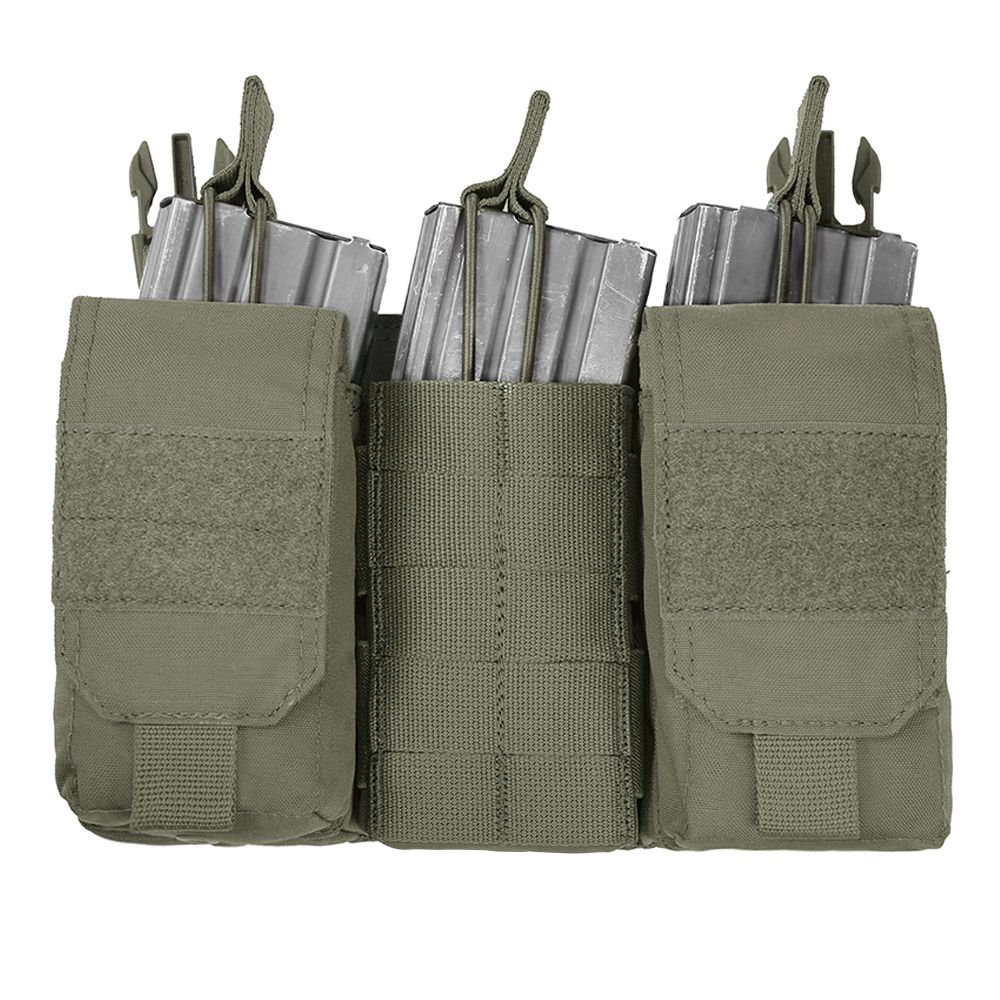 Warrior Detachable Front Panel MK1 (3x 5.56 Mag Pouches and 2 Utility Pouches) - Ranger Green - Image 5