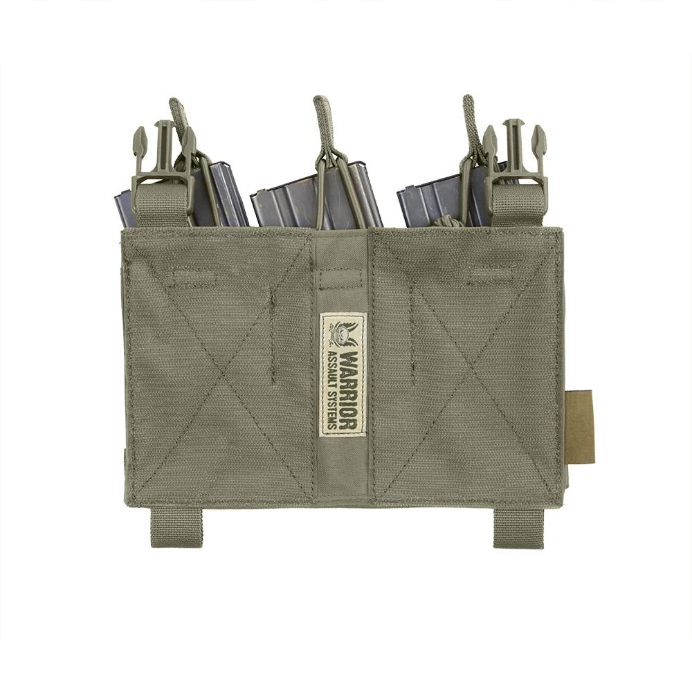 Warrior Removable Triple MOLLE Open Pouch for RPC - Ranger Green - Image 2