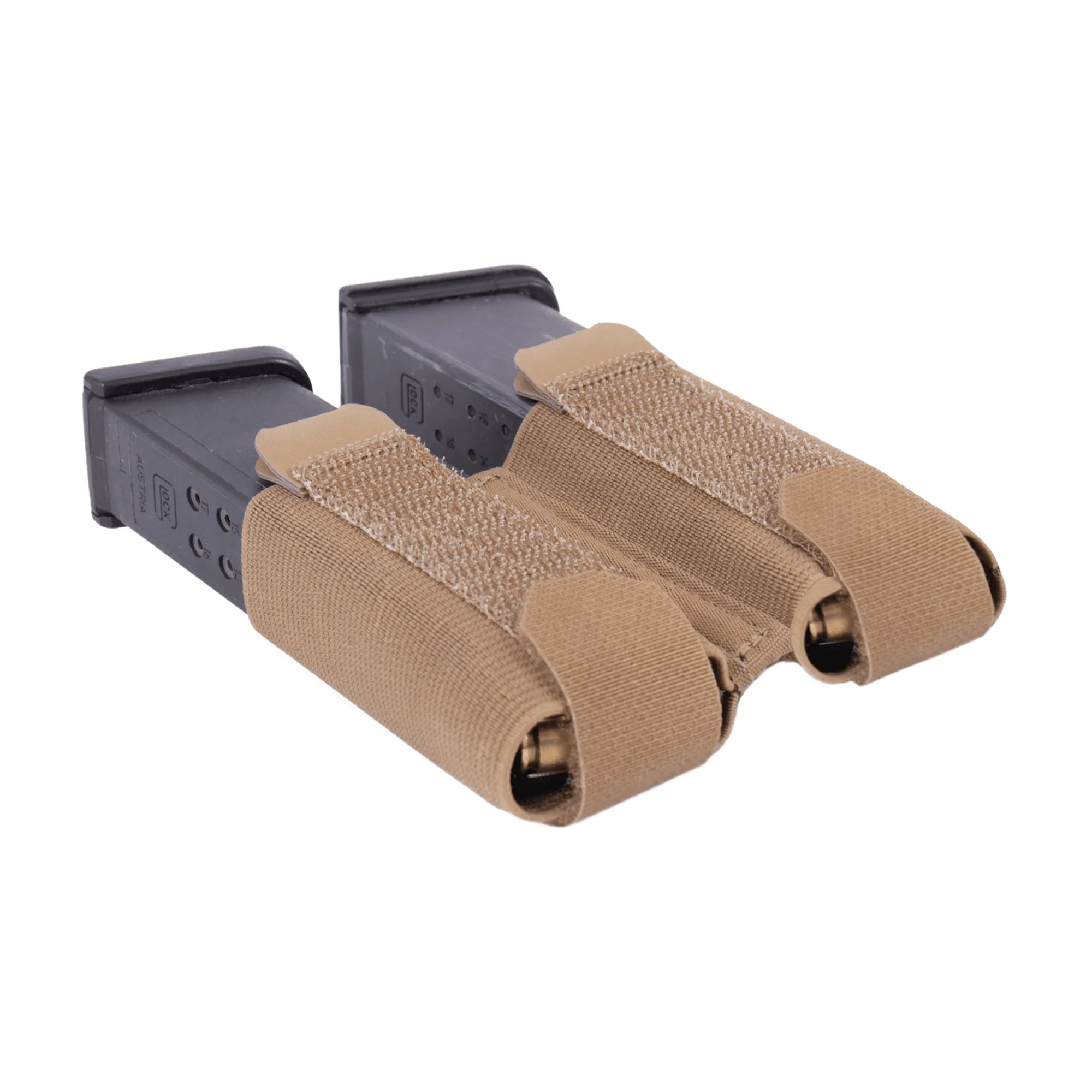 Warrior Double 9mm Mag Pouch Insert for Kangaroo Pouch Coyote Tan - Image 2