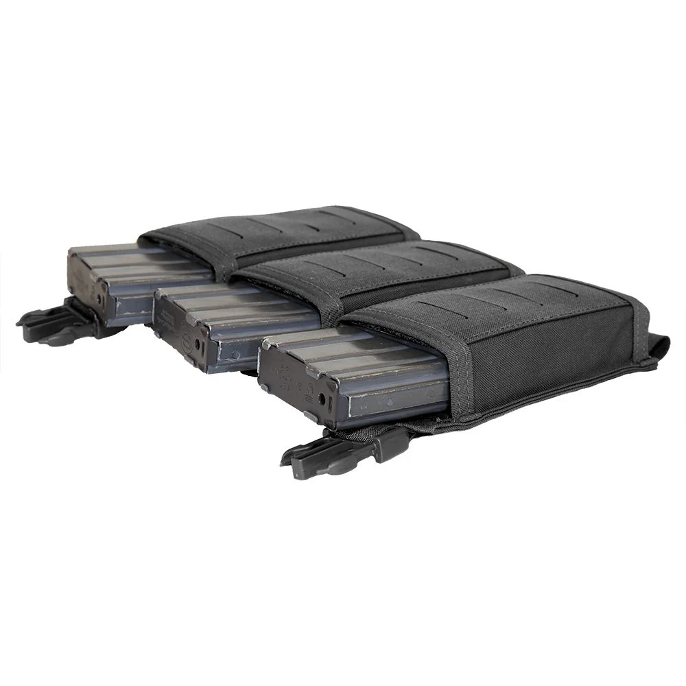 Warrior Laser Cut Detachable Triple Snap Mag Panel – Black - Image 5