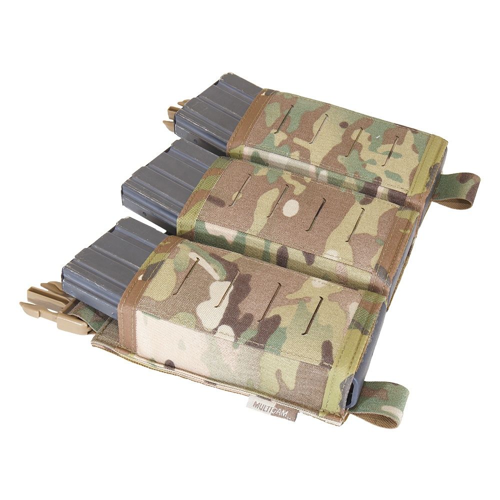 Warrior Laser Cut Detachable Triple Snap Mag Panel – Multicam - Image 2