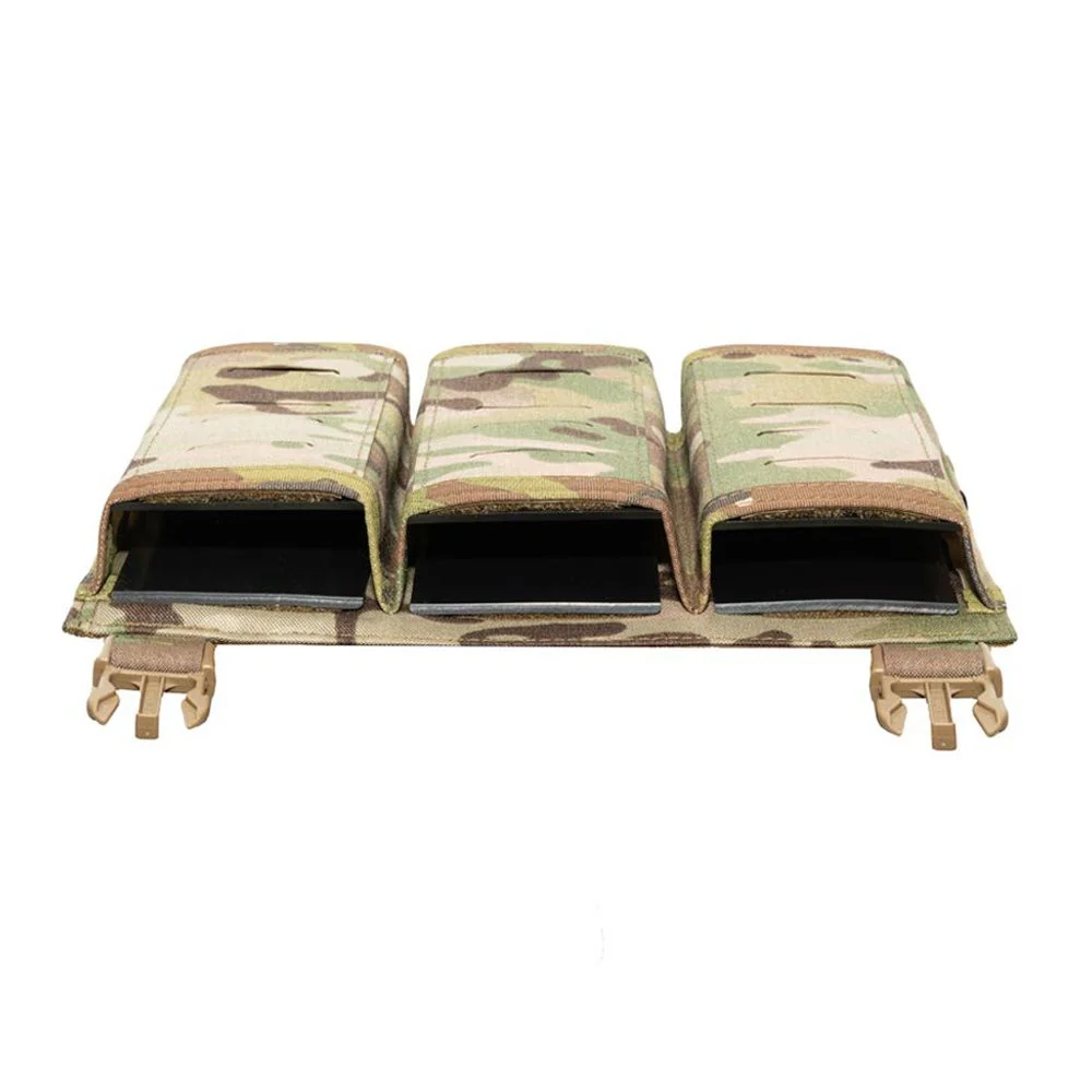 Warrior Laser Cut Detachable Triple Snap Mag Panel – Multicam - Image 5