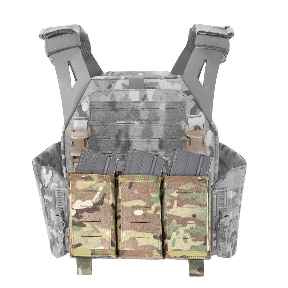 Warrior Laser Cut Detachable Triple Snap Mag Panel – Multicam - Image 6