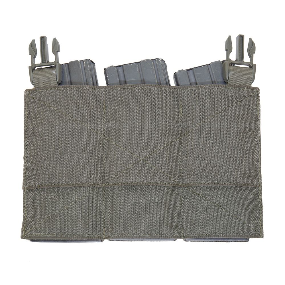Warrior Laser Cut Detachable Triple Snap Mag Panel – Ranger Green - Image 2