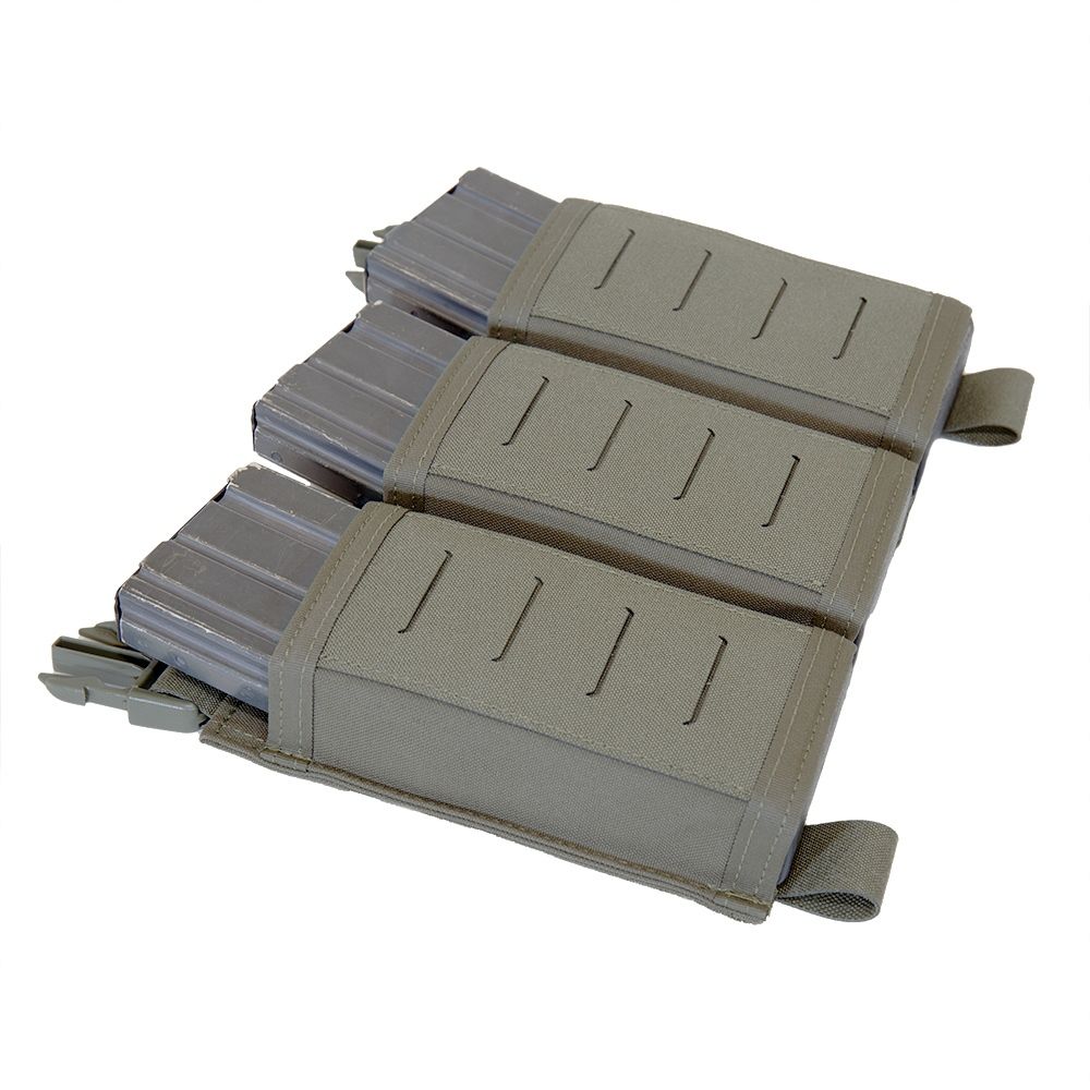 Warrior Laser Cut Detachable Triple Snap Mag Panel – Ranger Green - Image 3
