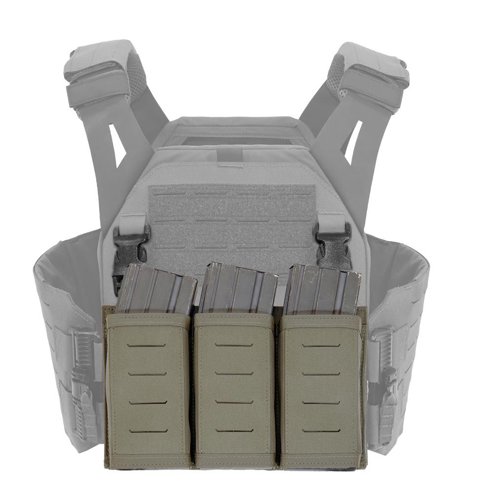 Warrior Laser Cut Detachable Triple Snap Mag Panel – Ranger Green - Image 7