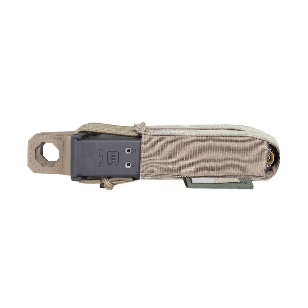 Warrior Laser Cut Double Bungee Pistol Pouch - MultiCam - Image 3
