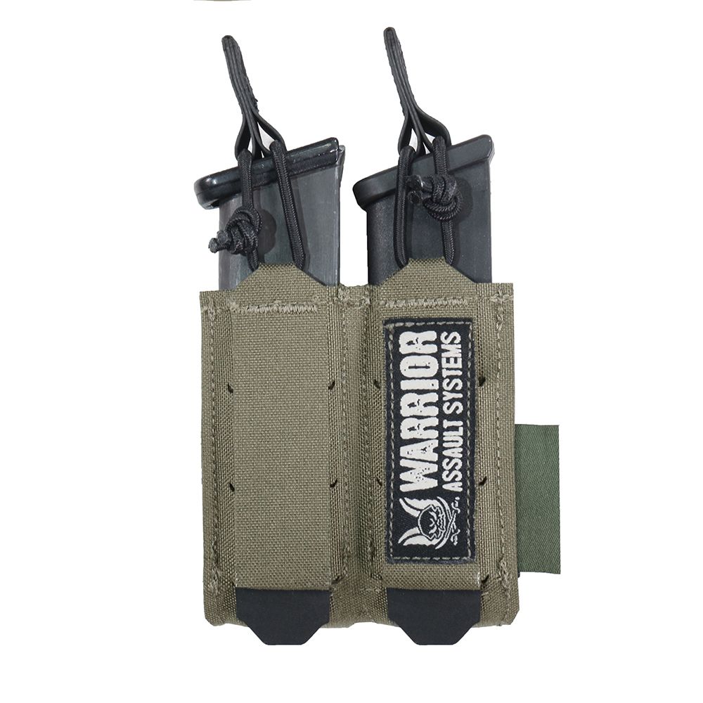 Warrior Laser Cut Double Bungee Pistol Pouch - Ranger Green - Image 3