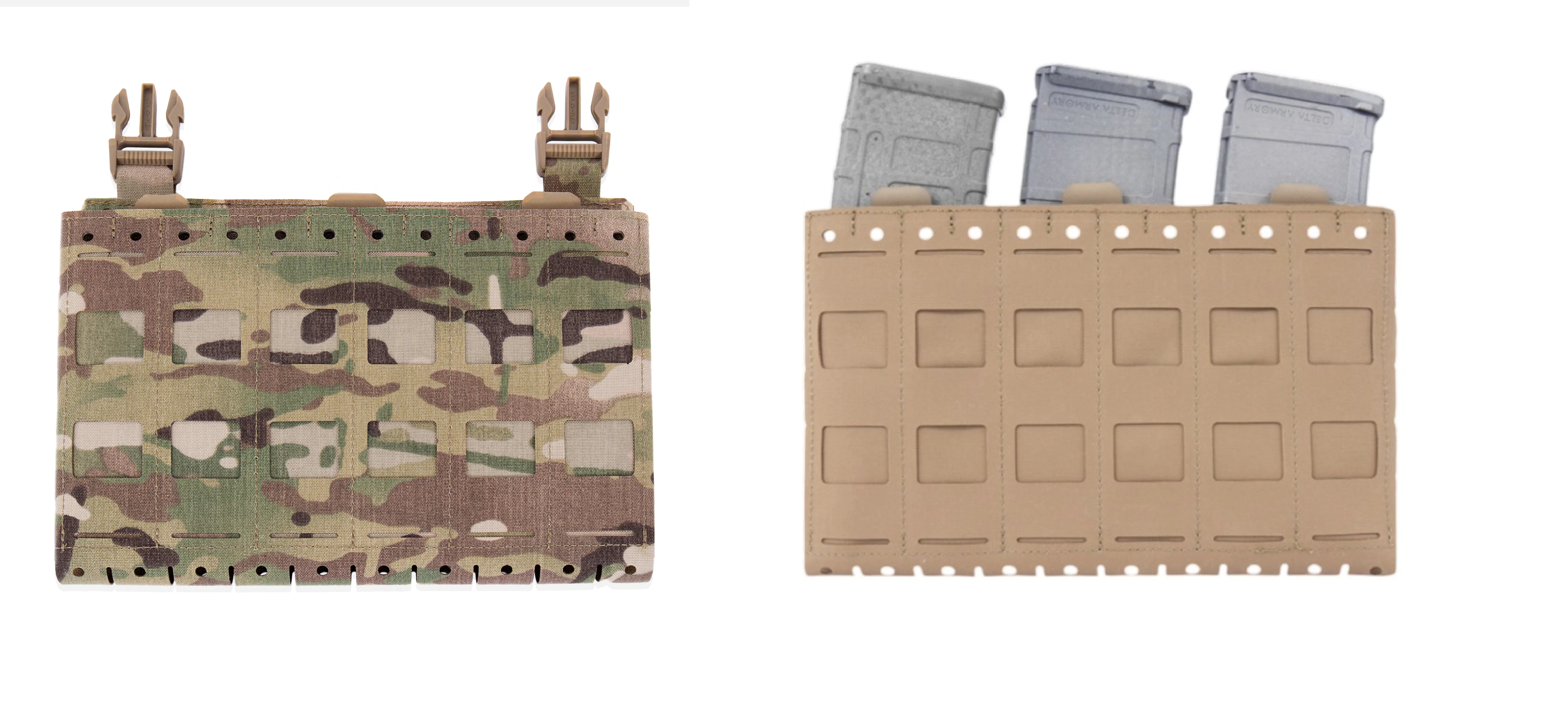 Warrior Laser Cut Kangaroo Pouch with 3 x 5.56mm Inserts