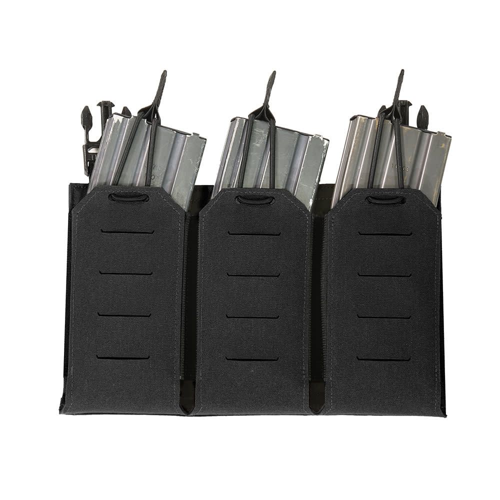 Warrior Laser Cut Low Profile Carrier V2 With Triple Bungee 5.56 Black - Image 3