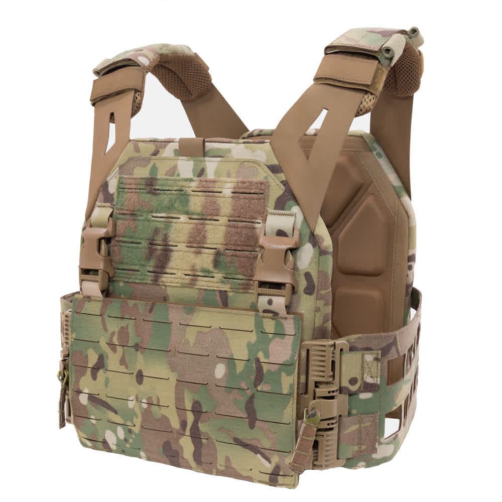 Warrior Laser Cut Low Profile Carrier V2 With Triple Bungee 5.56 MultiCam - Image 6