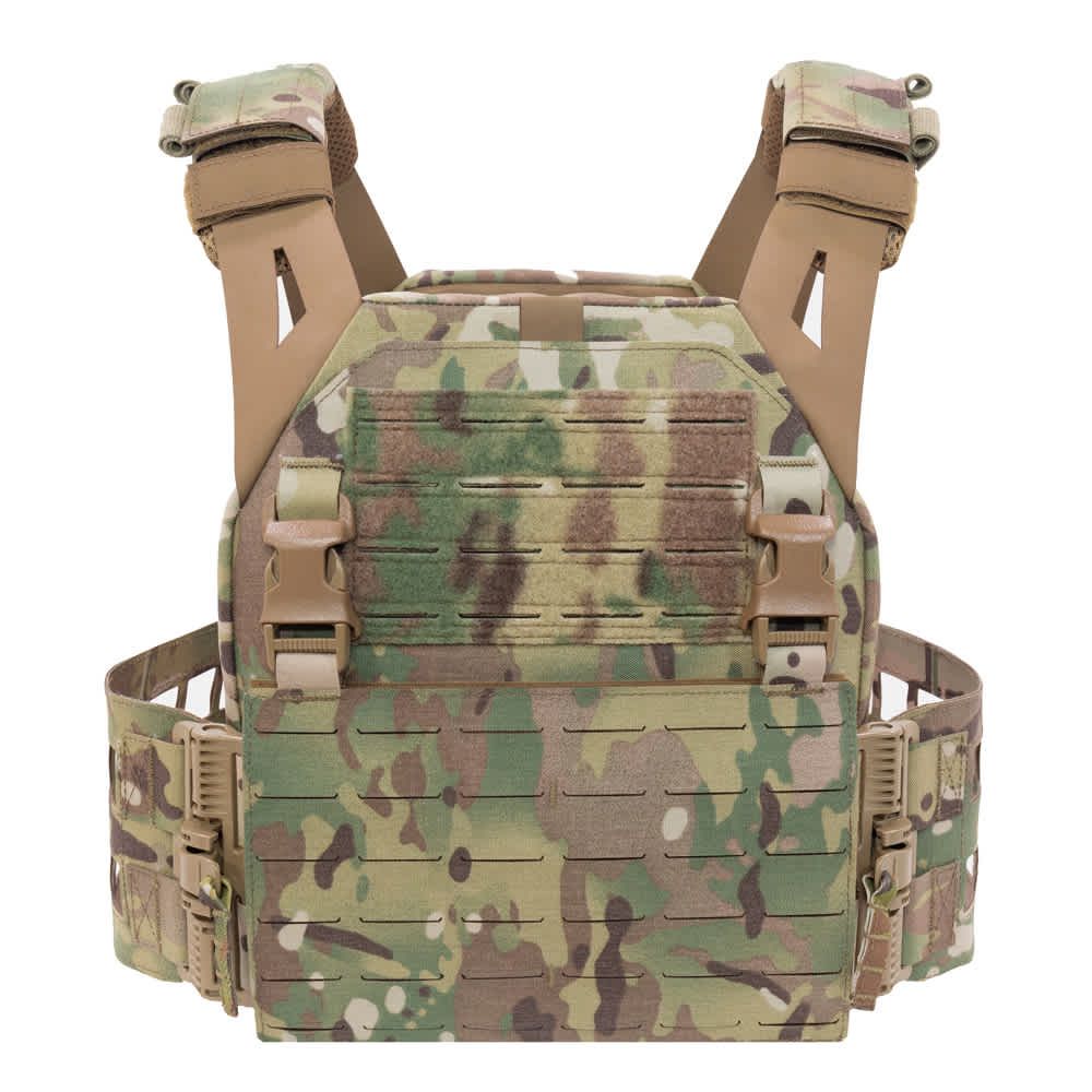 Warrior Laser Cut Low Profile Carrier V2 With Triple Bungee 5.56 MultiCam - Image 7