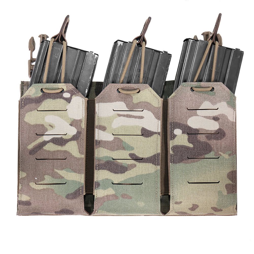 Warrior Laser Cut Low Profile Carrier V2 With Triple Bungee 5.56 MultiCam - Image 9