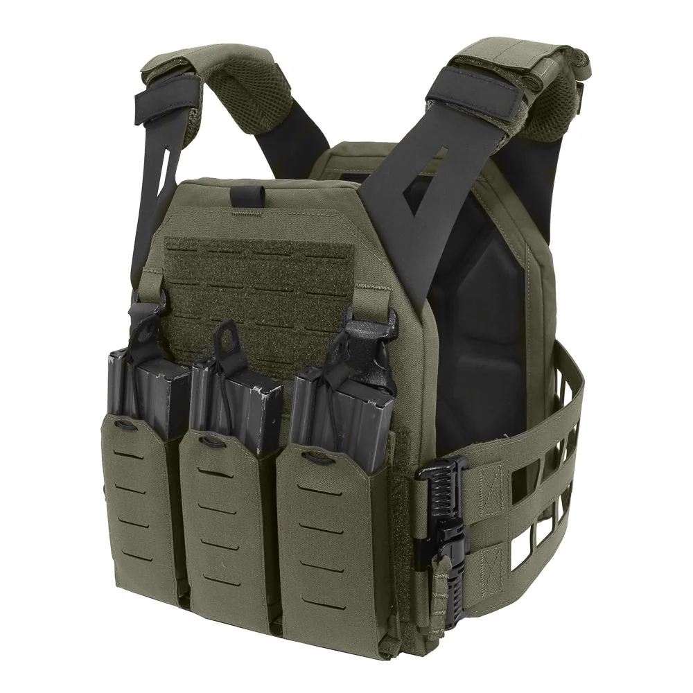Warrior Laser Cut Low Profile Carrier V2 With Triple Bungee 5.56 Ranger Green - Image 3