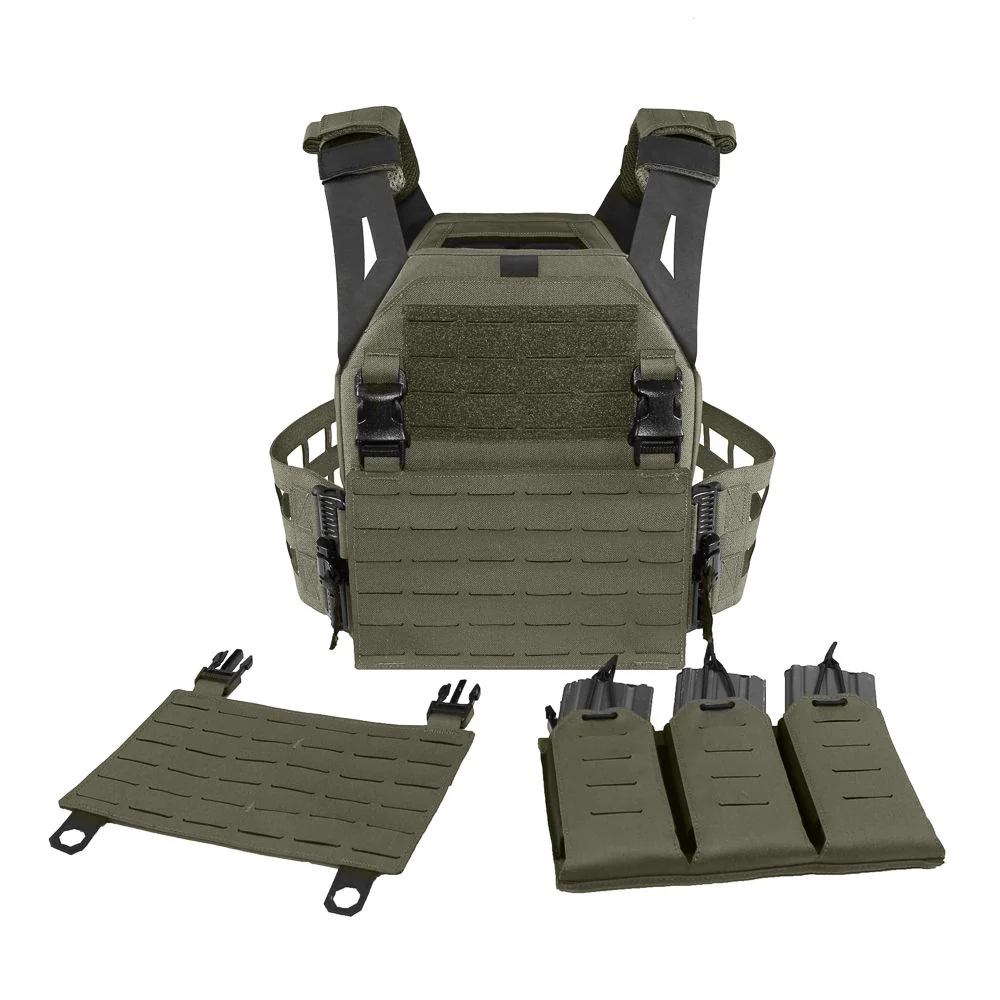 Warrior Laser Cut Low Profile Carrier V2 With Triple Bungee 5.56 Ranger Green - Image 6