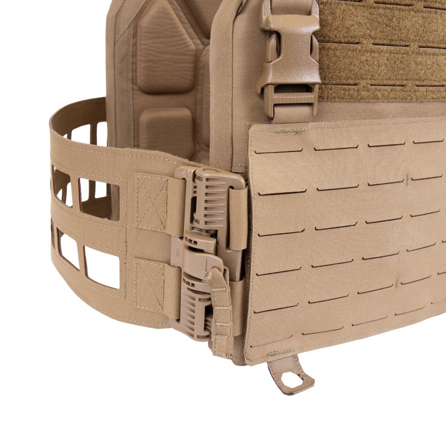 Warrior Laser Cut LPC V2 Low Profile Plate Carrier with Ladder Sides and DFP Kangaroo Pouch with Triple 5.56 Inserts - Image 5