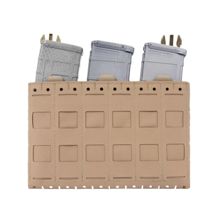 Warrior Laser Cut LPC V2 Low Profile Plate Carrier with Ladder Sides and DFP Kangaroo Pouch with Triple 5.56 Inserts - Image 6