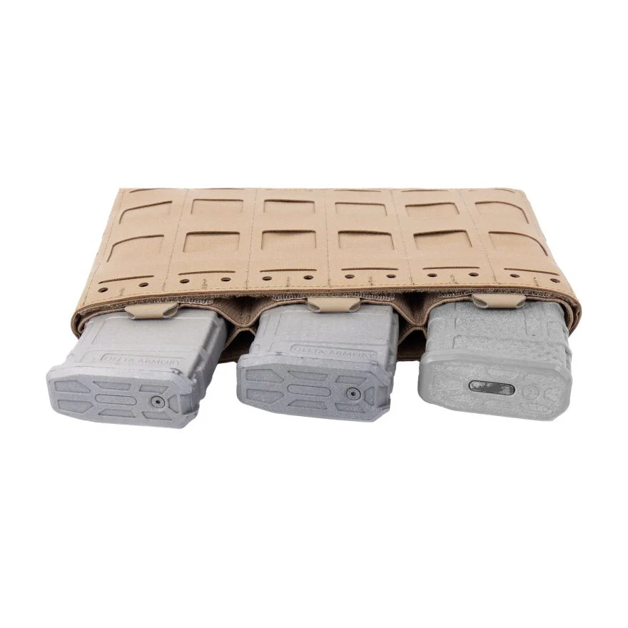 Warrior Laser Cut LPC V2 Low Profile Plate Carrier with Ladder Sides and DFP Kangaroo Pouch with Triple 5.56 Inserts - Image 7