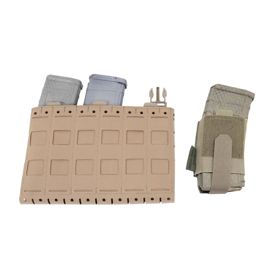 Warrior Laser Cut LPC V2 Low Profile Plate Carrier with Ladder Sides and DFP Kangaroo Pouch with Triple 5.56 Inserts - Image 8