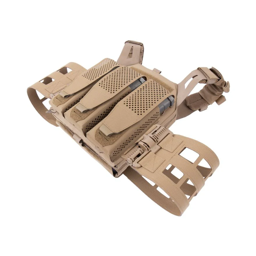 Warrior Laser Cut LPC V2 Low Profile Plate Carrier with Ladder Sides and DFP Triple Adaptive Mag Pouch & 5.56 Triple Inserts - Image 2