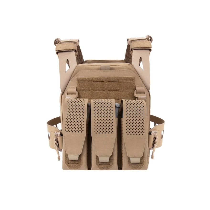 Warrior Laser Cut LPC V3 Low Profile Plate Carrier Base With Slimline Ladder Sides, DFP Triple Adaptive Mag Pouch & 5.56 Triple Inserts