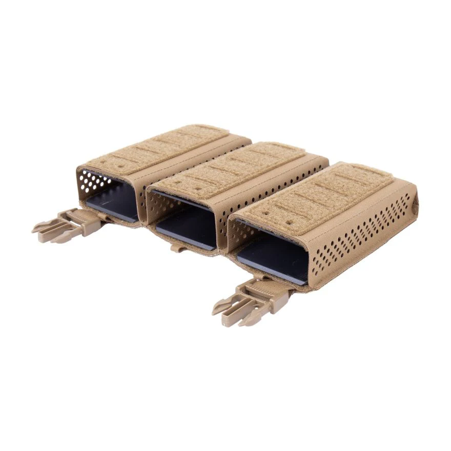 Warrior Laser Cut LPC V3 Low Profile Plate Carrier Base With Slimline Ladder Sides, DFP Triple Adaptive Mag Pouch & 5.56 Triple Inserts - Image 10