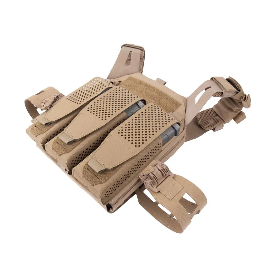 Warrior Laser Cut LPC V3 Low Profile Plate Carrier Base With Slimline Ladder Sides, DFP Triple Adaptive Mag Pouch & 5.56 Triple Inserts - Image 2