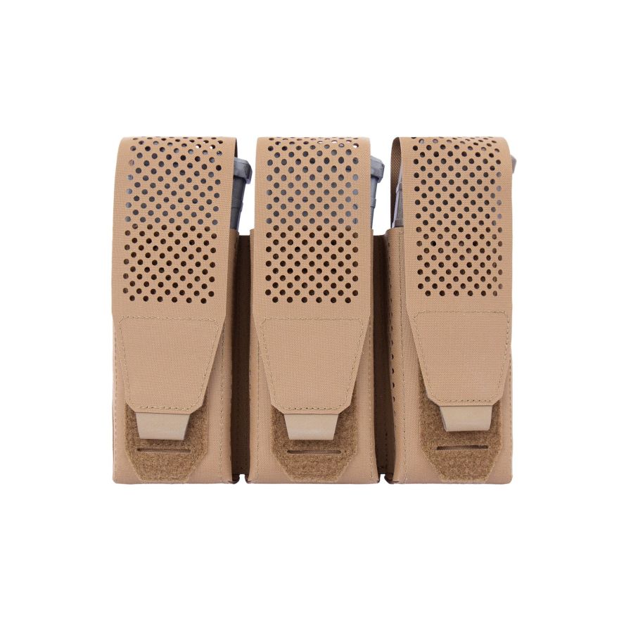 Warrior Laser Cut LPC V3 Low Profile Plate Carrier Base With Slimline Ladder Sides, DFP Triple Adaptive Mag Pouch & 5.56 Triple Inserts - Image 6