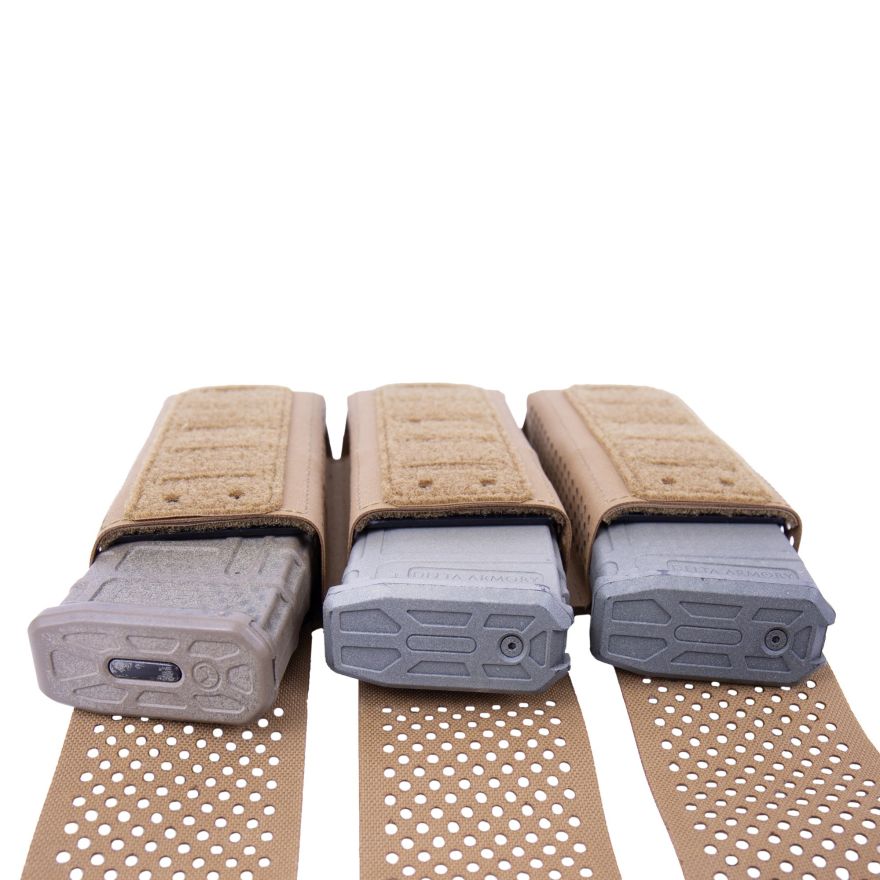 Warrior Laser Cut LPC V3 Low Profile Plate Carrier Base With Slimline Ladder Sides, DFP Triple Adaptive Mag Pouch & 5.56 Triple Inserts - Image 7