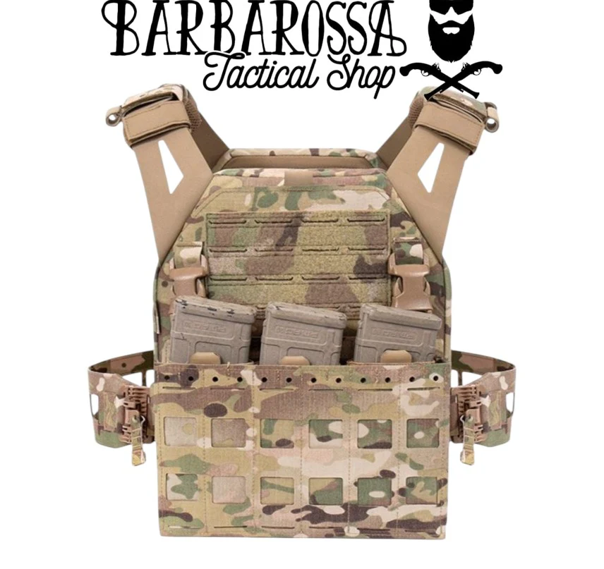 Warrior Laser Cut LPC V3 Low Profile Plate Carrier Base With Slimline Ladder Sides, Kangaroo Pouch & 5.56mm Triple Insert - Image 4
