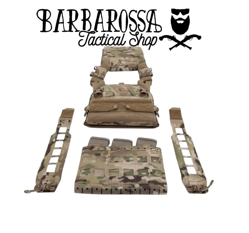 Warrior Laser Cut LPC V3 Low Profile Plate Carrier Base With Slimline Ladder Sides, Kangaroo Pouch & 5.56mm Triple Insert - Image 6