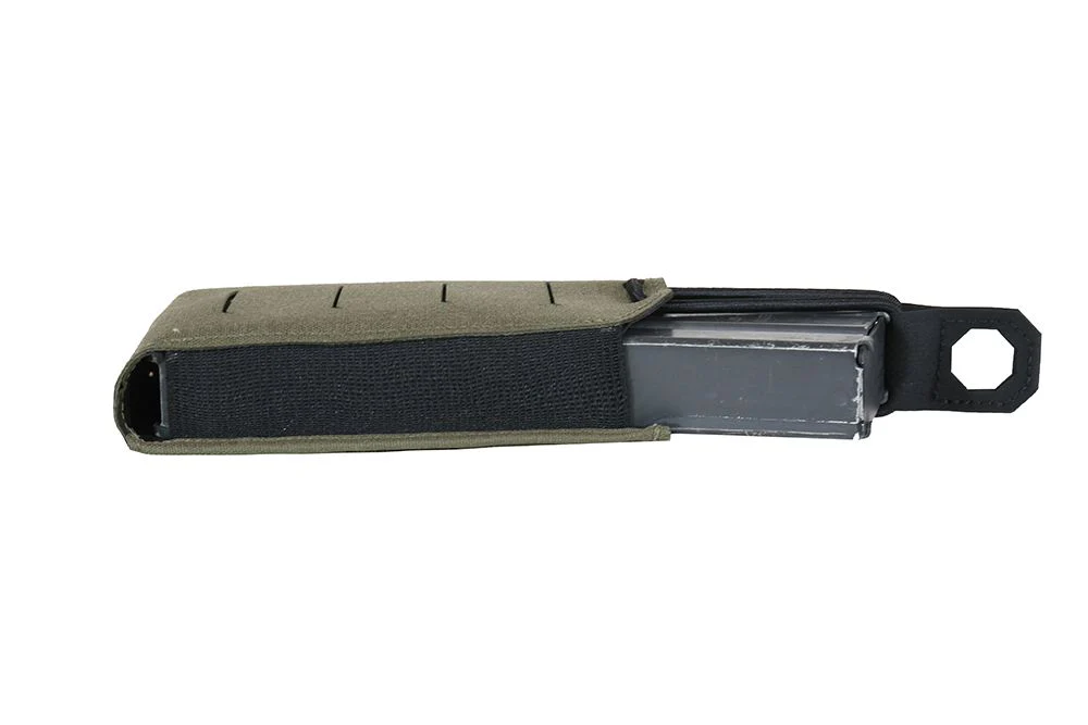 Warrior Laser Cut Single Bungee 5.56 Pouch - Ranger Green - Image 4