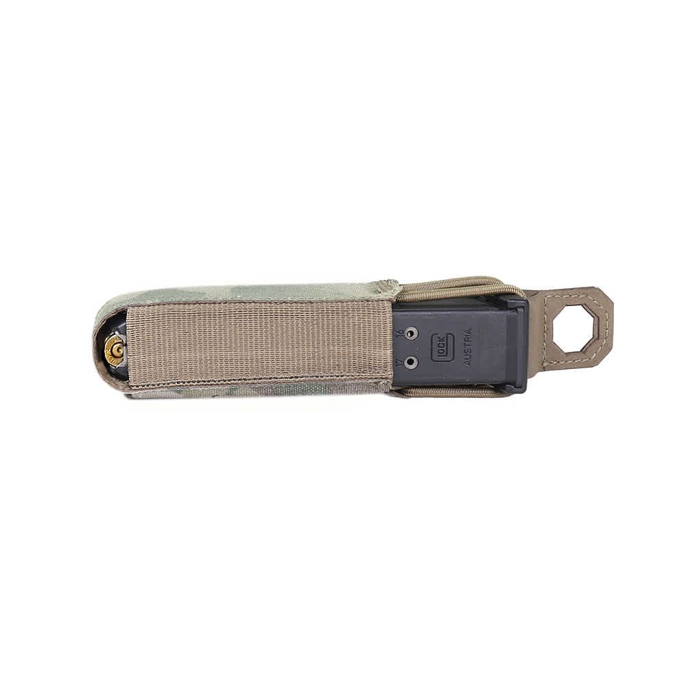 Warrior Laser Cut Single Bungee Pistol Pouch - MultiCam - Image 2