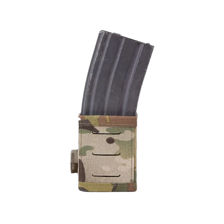 Warrior Laser Cut Single Snap Mag Pouch 5.56mm Short - Multicam - Image 2
