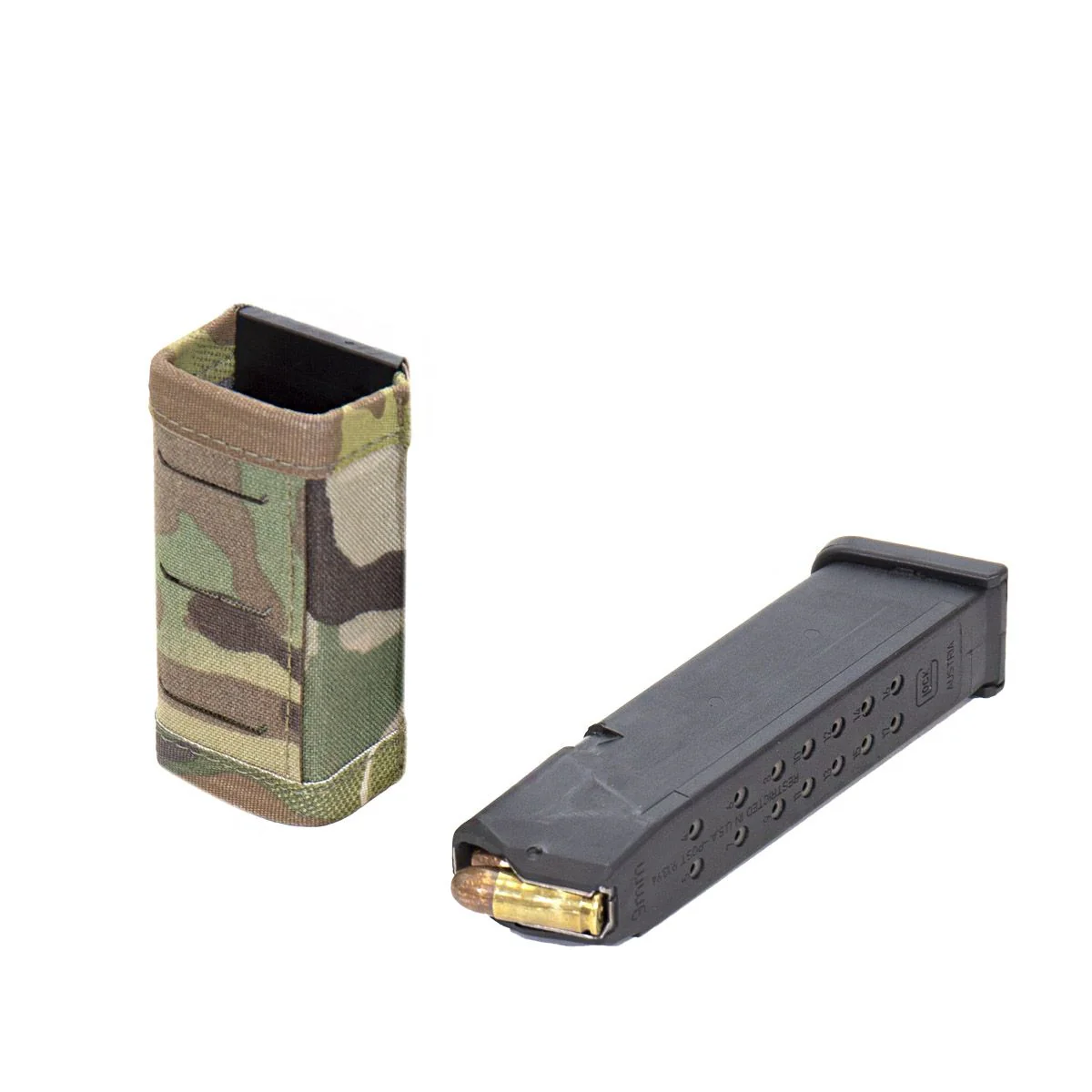 Warrior Laser Cut Single Snap Mag Pouch 9mm Short - Multicam - Image 7