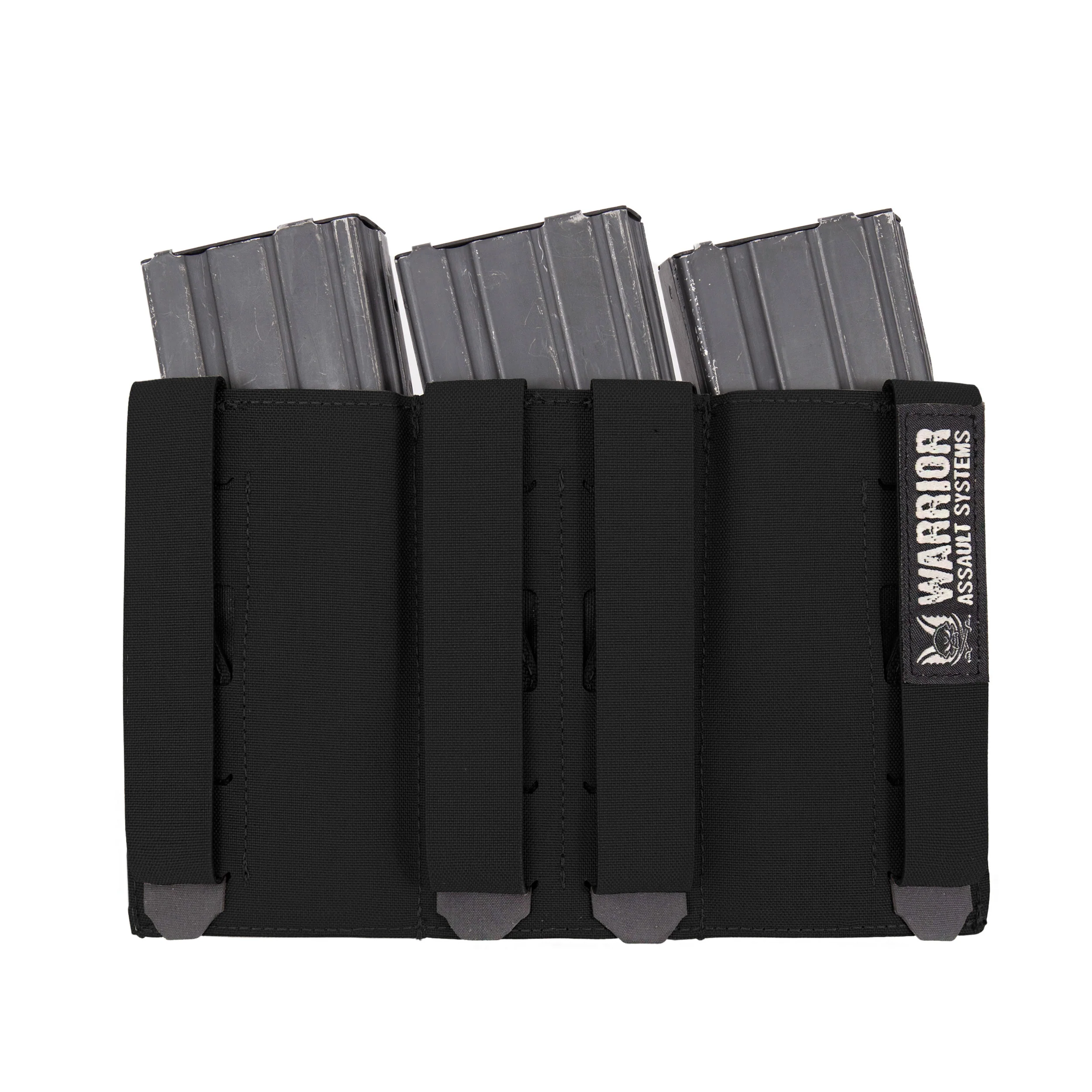 Warrior Laser Cut Triple Snap Mag Pouch - Black - Image 4