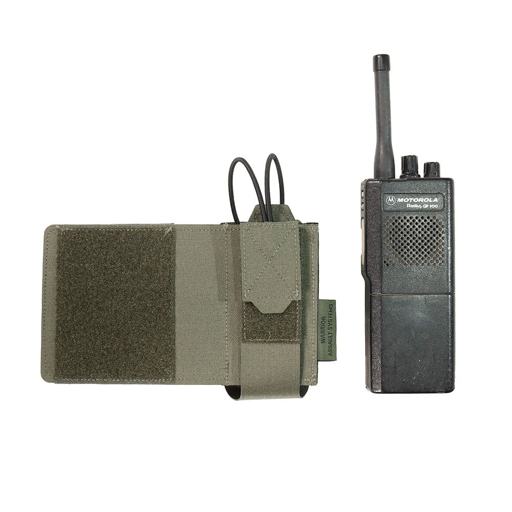 Warrior Laser Cut Wing Velcro Adjustable Radio Pouch Left Side Ranger Green - Image 4