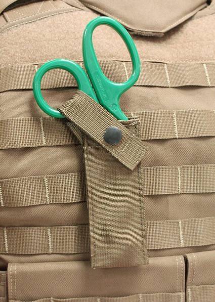 Warrior Medical Scissor Pouch – Coyote Tan - Image 3