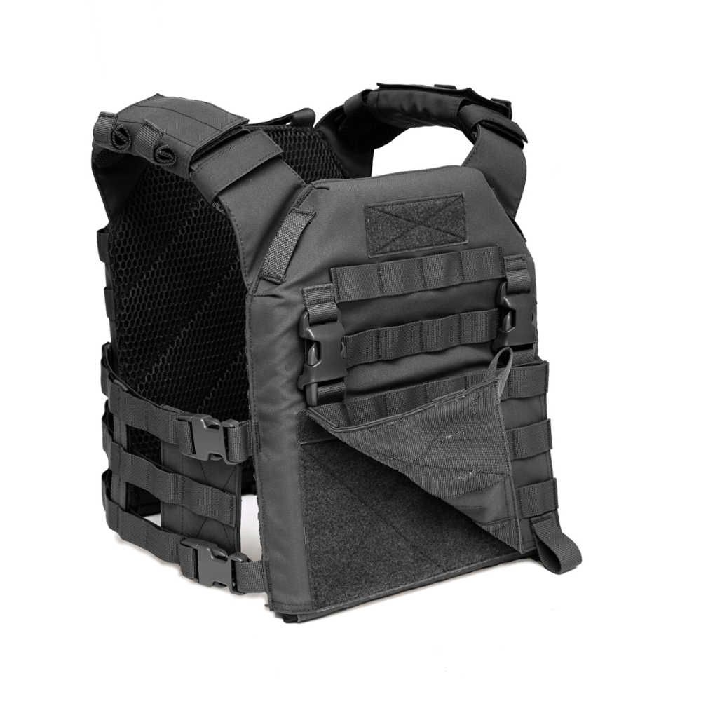 Warrior Recon Plate Carrier SAPI - Black - Image 5