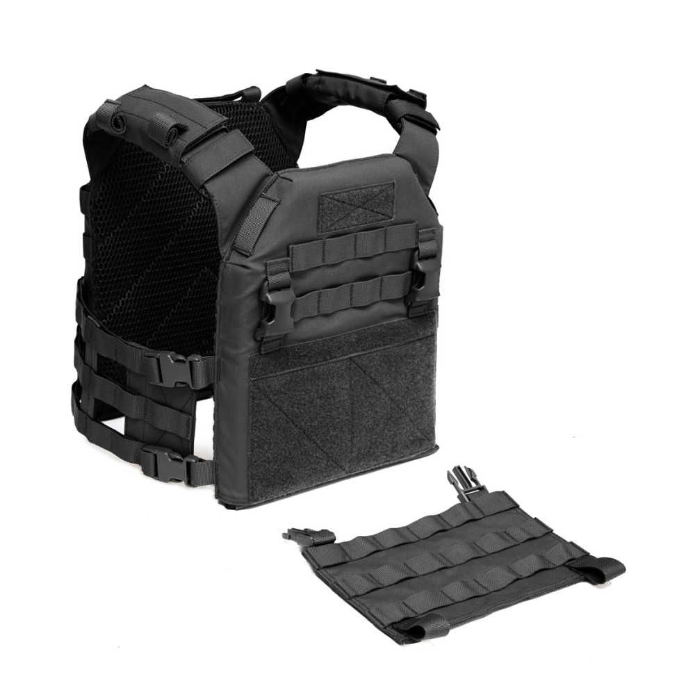 Warrior Recon Plate Carrier SAPI - Black - Image 6