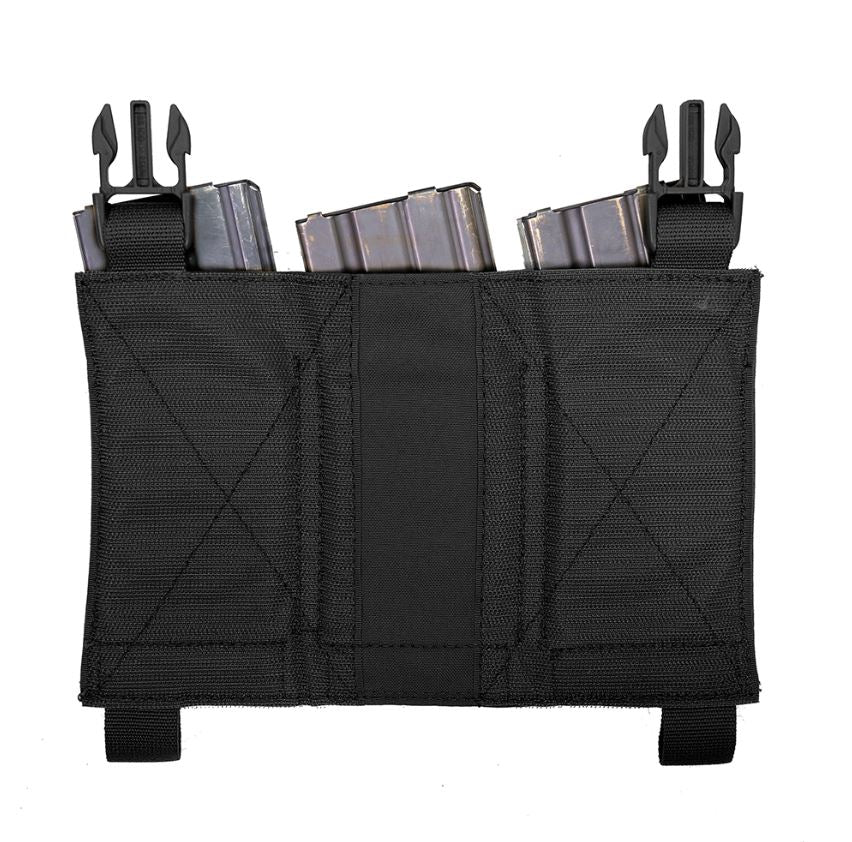 Warrior Removable Triple Elastic Mag Pouch Black - Image 2